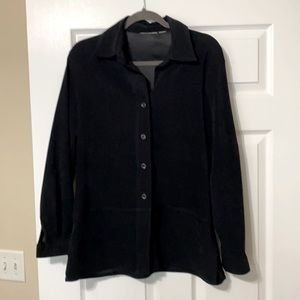 Croft & barrow black button down shirt size large